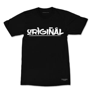 "Original" print - Men's Black Premium Organic Cotton T-shirt - Crowns Down Clothiers